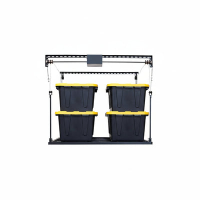 Motorized Ceiling Storage Rack, 52 X 25 Inch, 250 Lb Lift Capacity