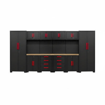 Garage Storage Cabinet System - 2 * 6-Pcs Workshop Set