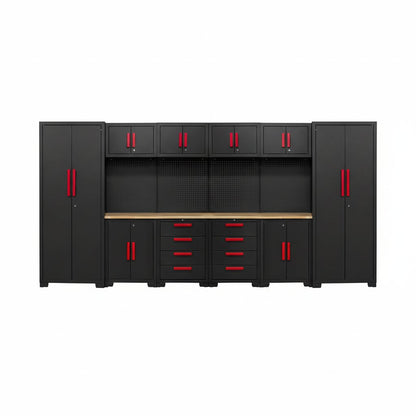 Garage Storage Cabinet System - 2 * 6-Pcs Workshop Set