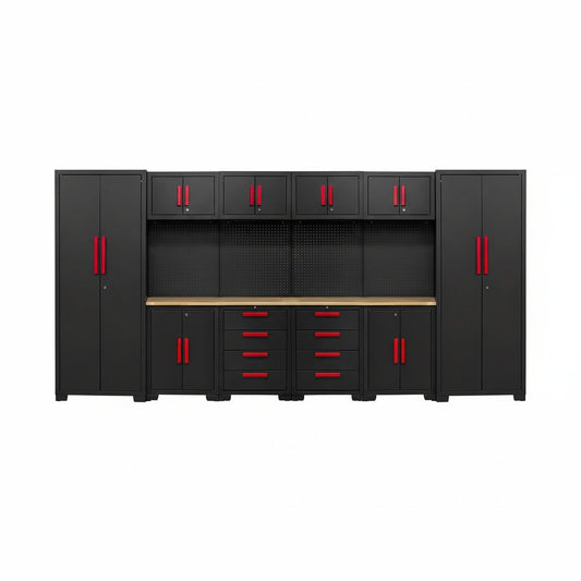 Garage Storage Cabinet System - 2 * 6-Pcs Workshop Set