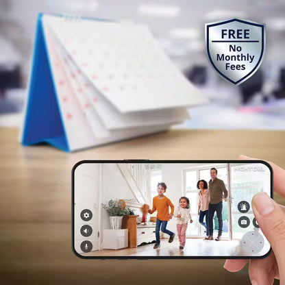 8-Channel 4K 64GB Smart NVR Security Camera System with 3-Plug-In Wireless Spotlight Cameras with 2-Way Audio