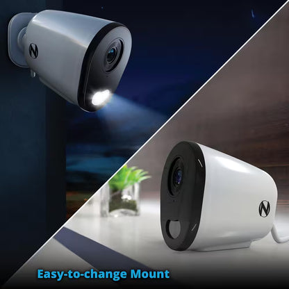 8-Channel 4K 64GB Smart NVR Security Camera System with 3-Plug-In Wireless Spotlight Cameras with 2-Way Audio